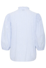 b.young b.young - Imogen Short Sleeve Blouse (Silver Lake Blue)