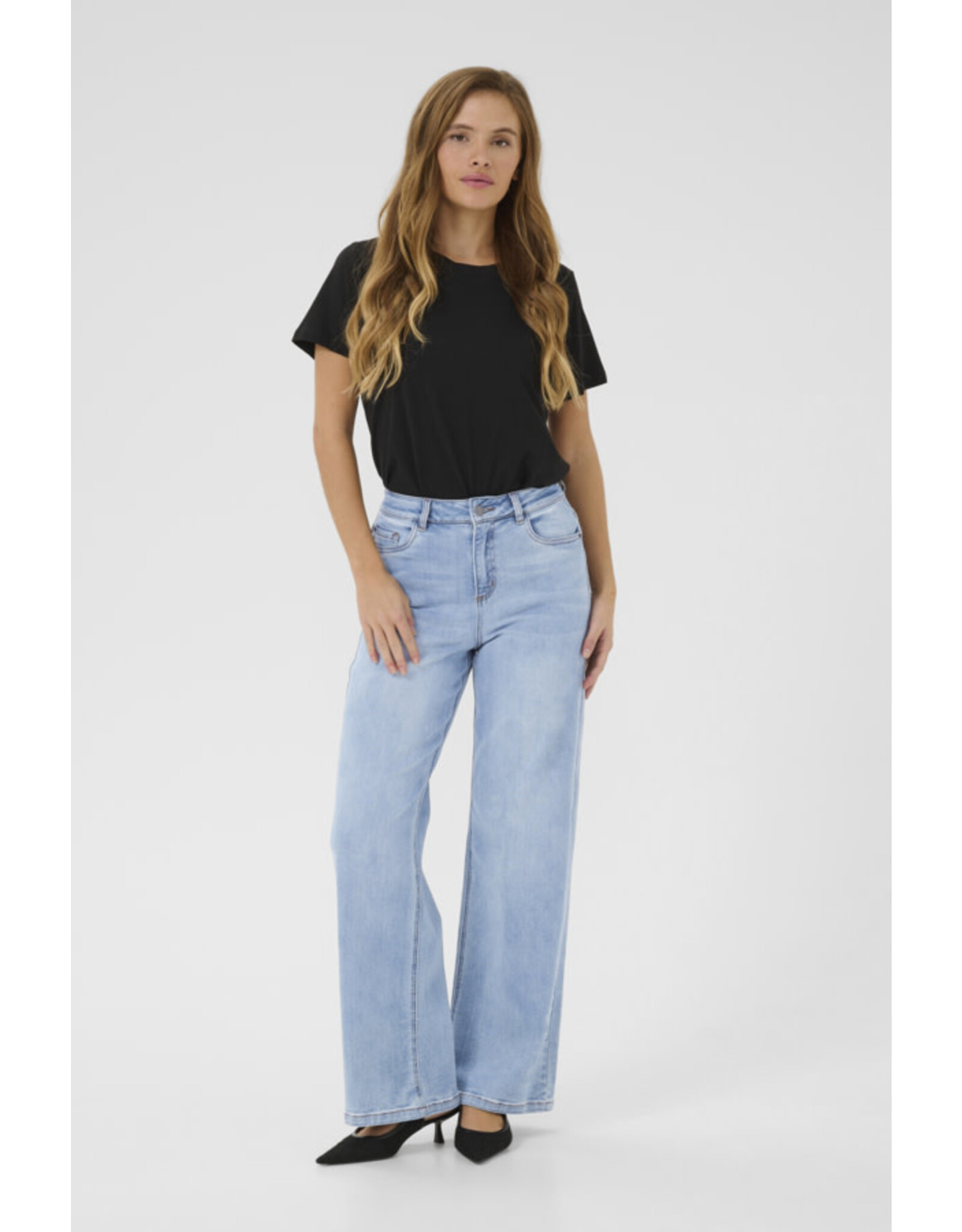Kaffe Kaffe - Sinem High Waist Jeans (Light Blue)