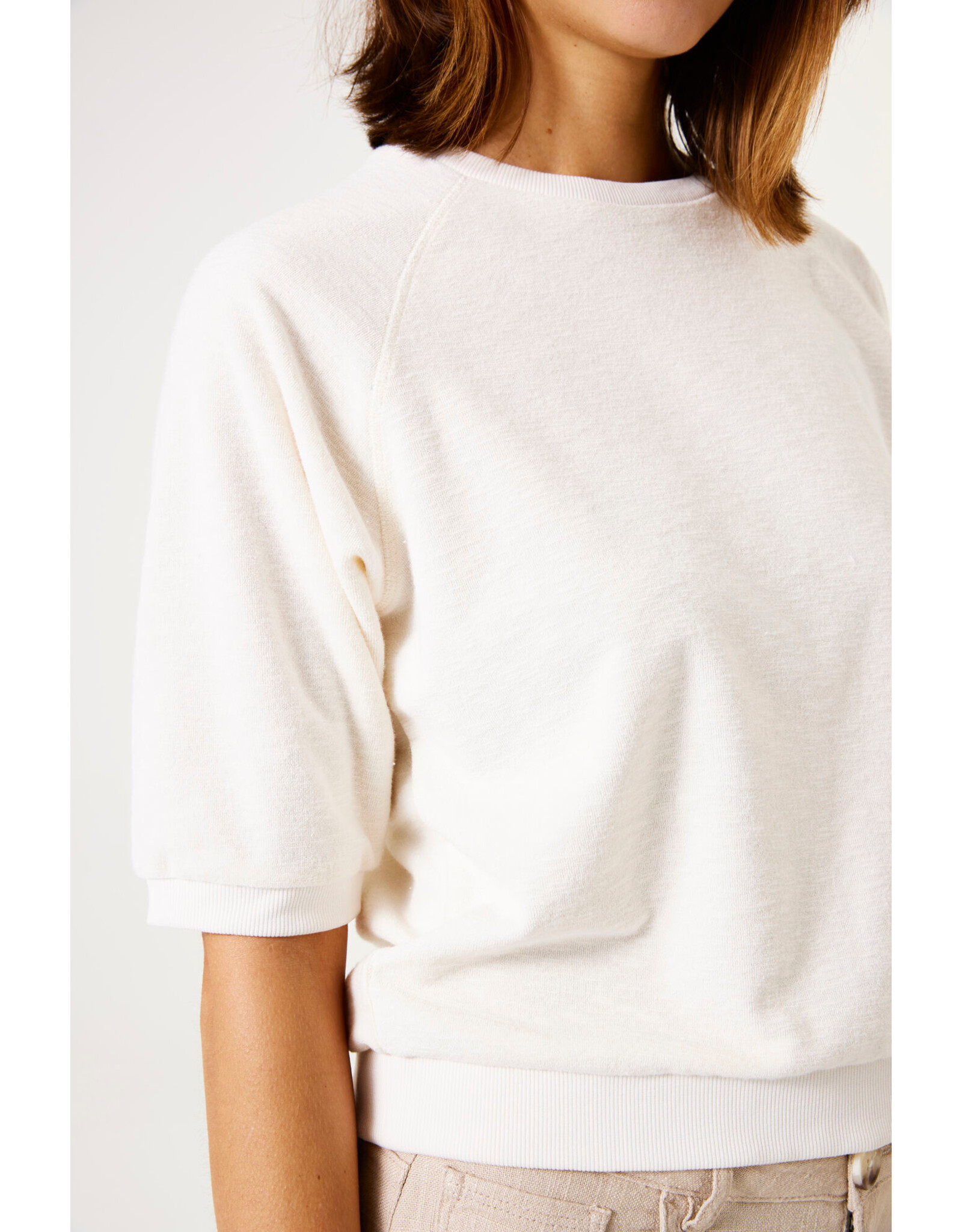 Garcia Garcia - Short Sleeve Terry Top (Ecru)