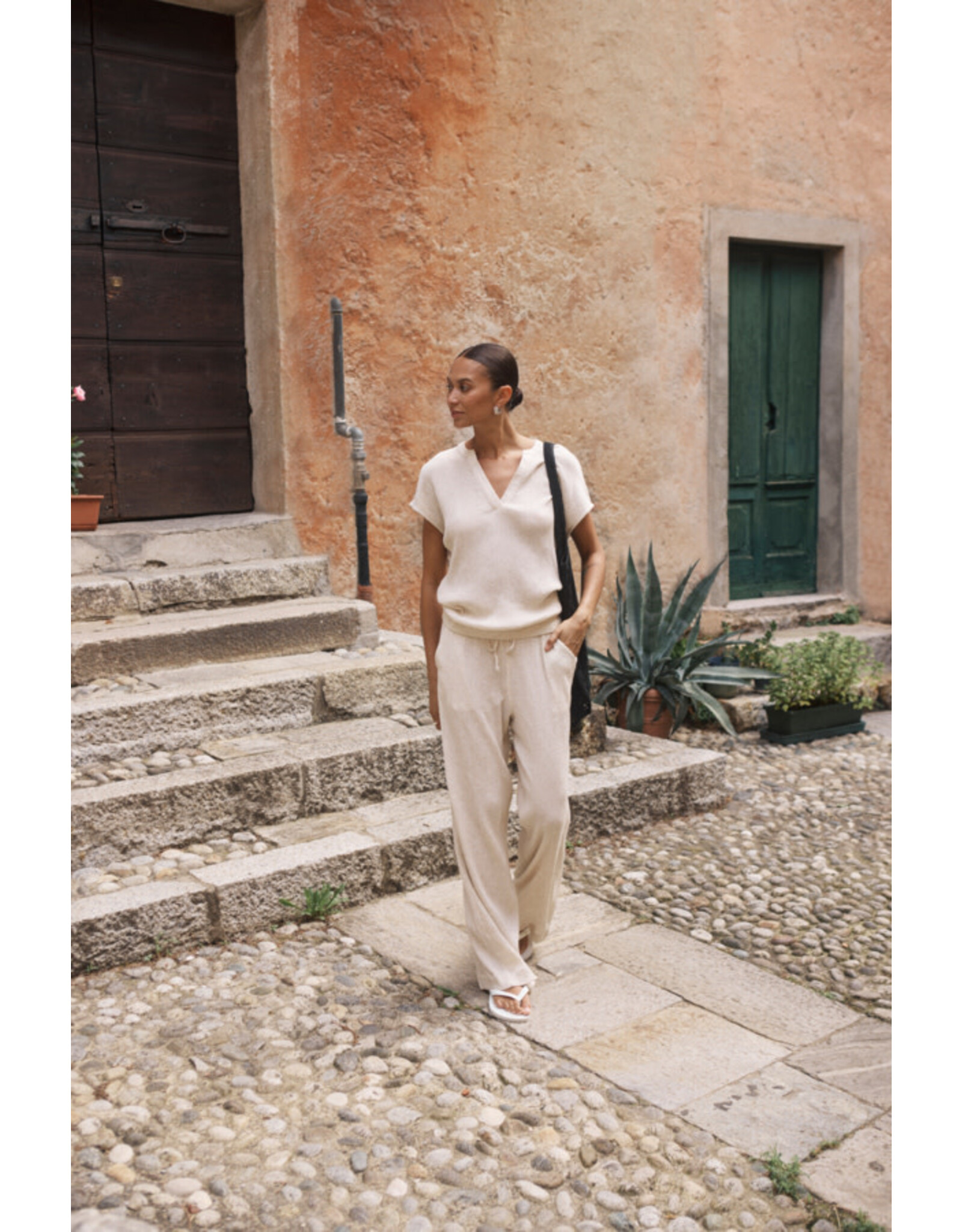 Kaffe Kaffe - Gitte Drawstring Pants (Feather Grey)