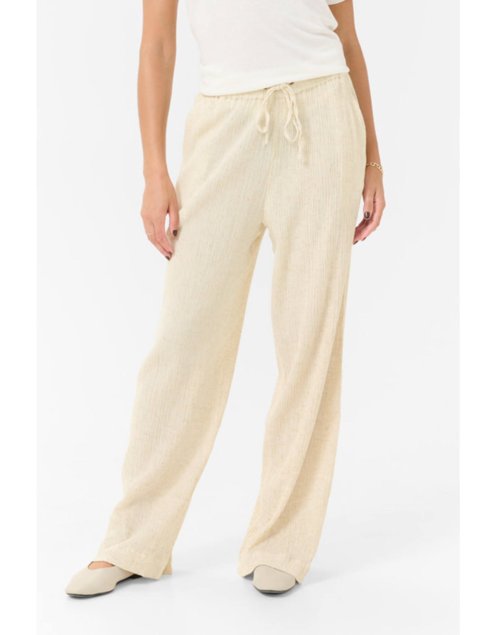 Kaffe Kaffe - Gitte Drawstring Pants (Feather Grey)