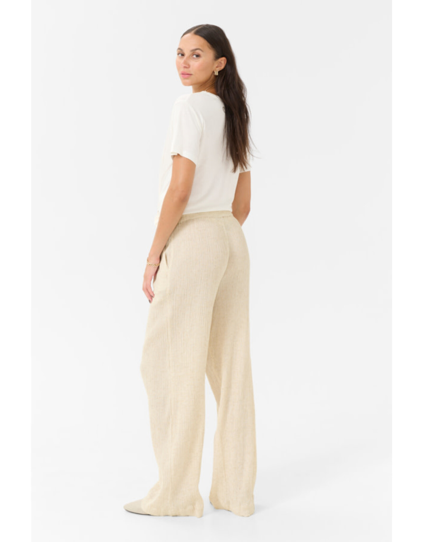 Kaffe Kaffe - Gitte Drawstring Pants (Feather Grey)
