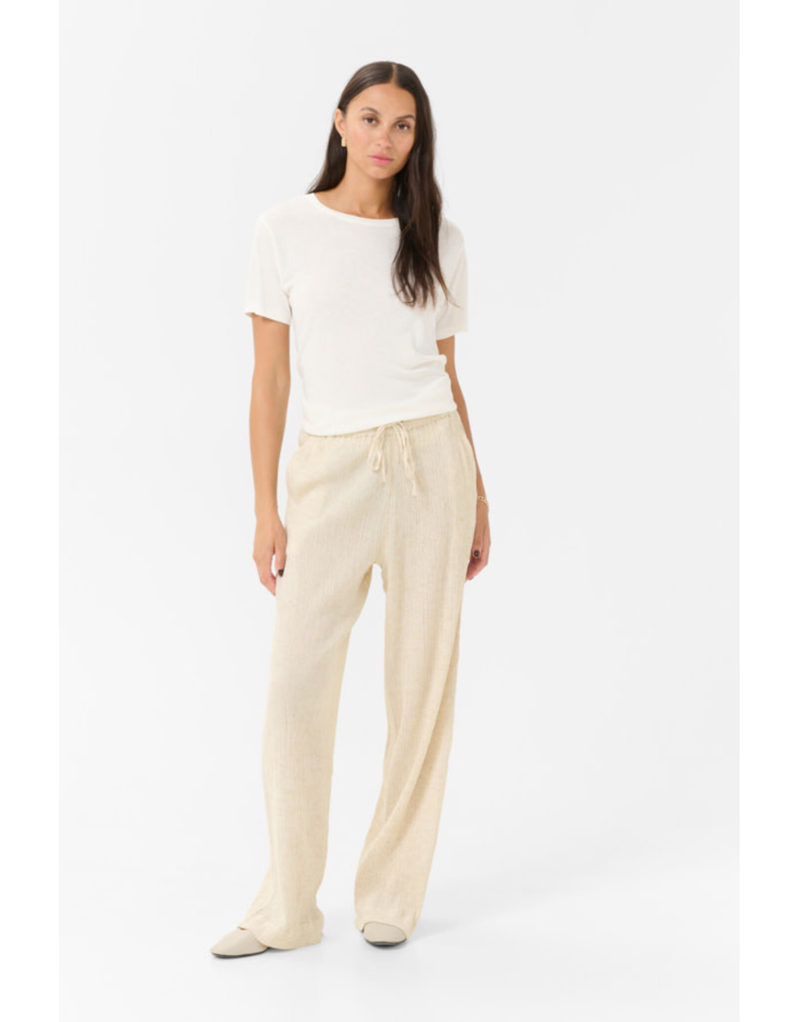 Kaffe Kaffe - Gitte Drawstring Pants (Feather Grey)