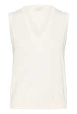 Kaffe Kaffe - Lizza Knit Vest (Chalk)