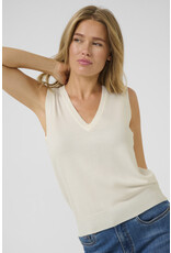 Kaffe Kaffe - Lizza Knit Vest (Chalk)