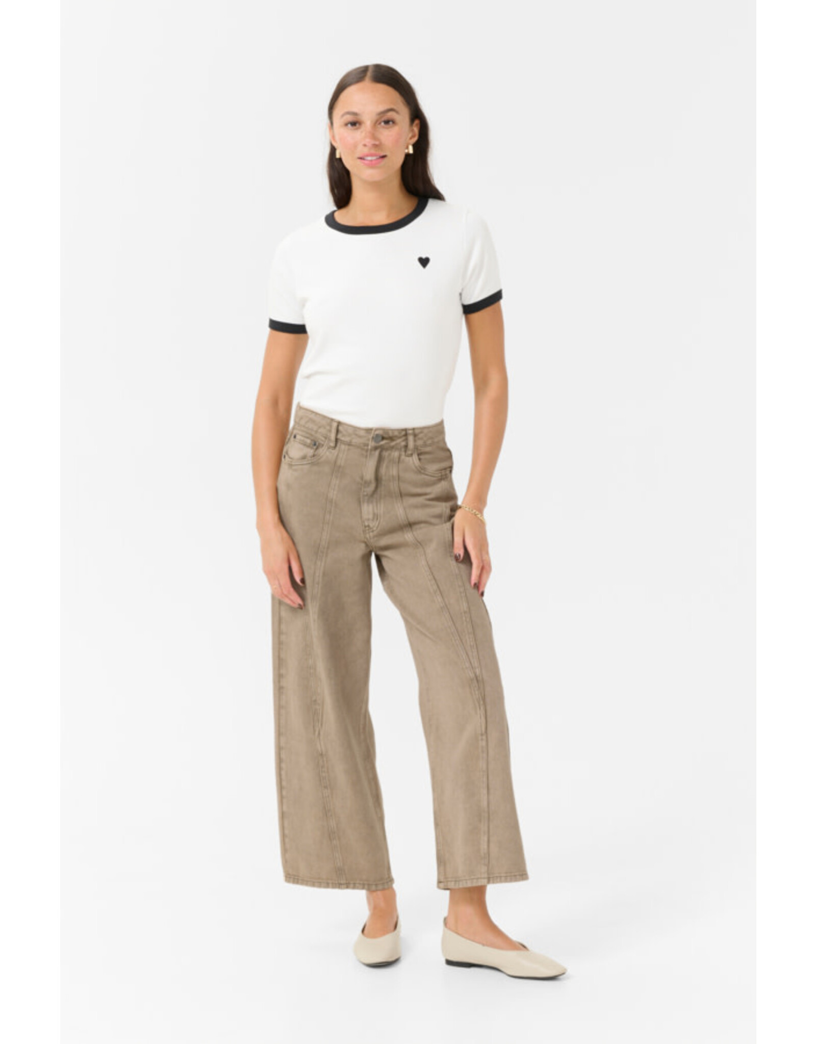 Kaffe Kaffe - Rania Jeans (Washed Light Brown)