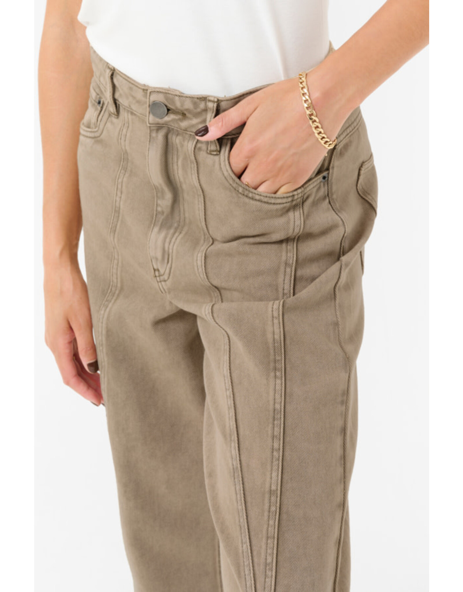 Kaffe Kaffe - Rania Jeans (Washed Light Brown)