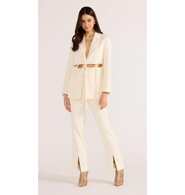 Mink Pink Mink Pink - Maeve Tie Blazer (Ecru)