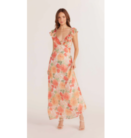 Mink Pink Mink Pink - Aida Frill Maxi Dress (Apricot)