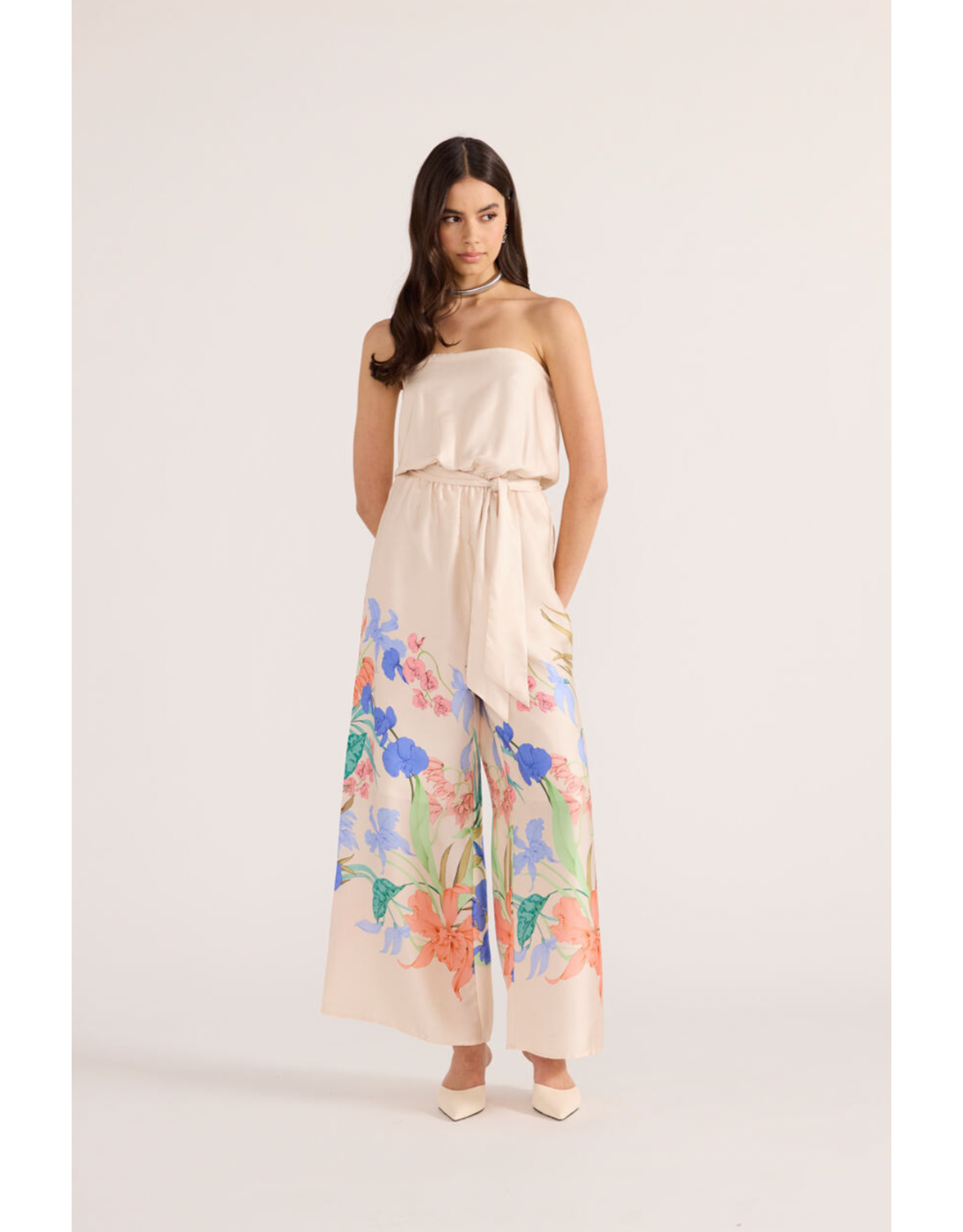 Mink Pink Mink Pink - Ravina Belted Jumpsuit (Floral)