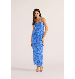Mink Pink Mink Pink - Jeanne Ruffle Maxi Dress (Blue)