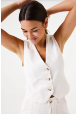 Garcia Garcia - Linen Waistcoat (Ivory)