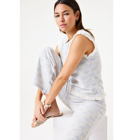 Garcia Garcia - Tweed Inspired Tank (Blue/Ivory)