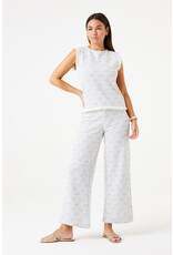 Garcia Garcia - Tweed Inspired Trousers (Blue/Ivory)