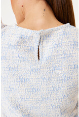 Garcia Garcia - Tweed Inspired Trousers (Blue/Ivory)