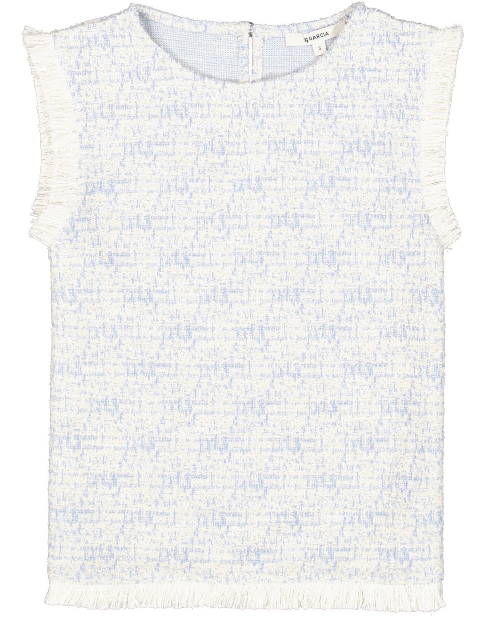 Garcia Garcia - Tweed Inspired Trousers (Blue/Ivory)