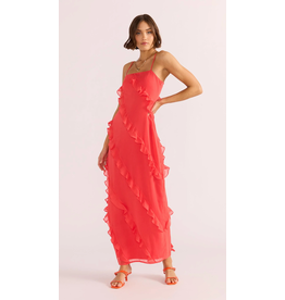 Mink Pink Mink Pink - Venus Ruffle Maxi Dress (Lipstick Red)