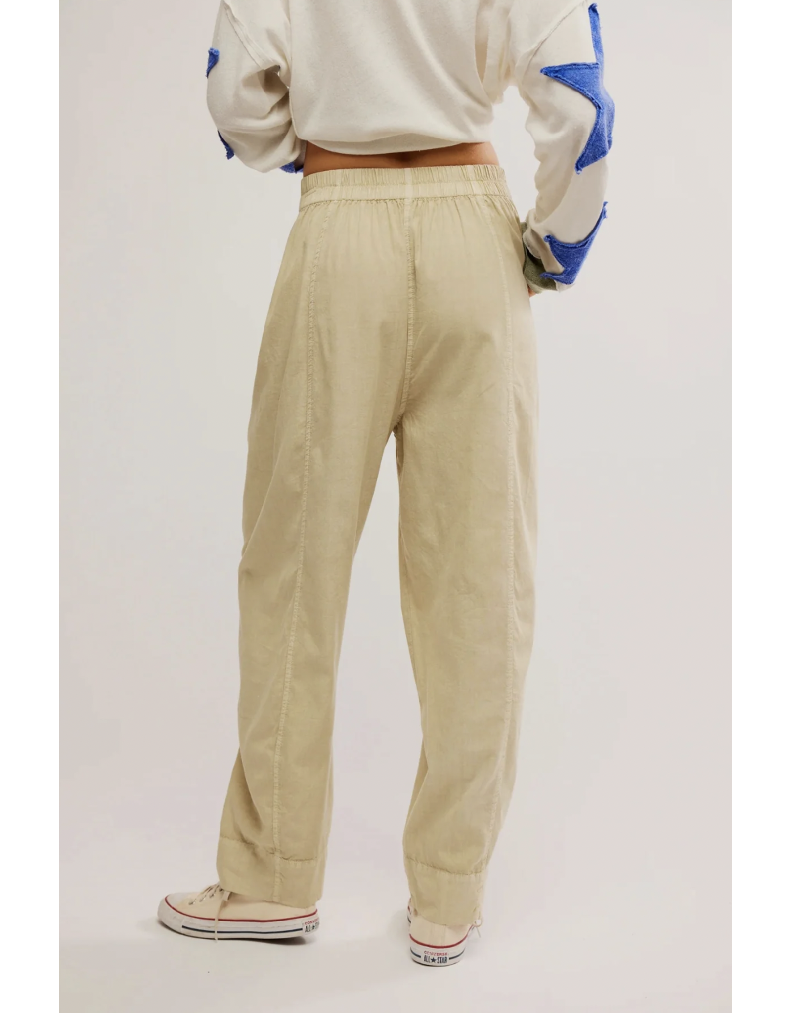 Free people People - Preppy Poplin pull on pant (Birch)