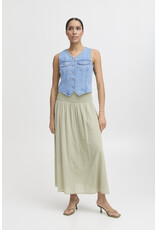 b.young b.young - Kallie Waistcoat (Light Blue Denim)
