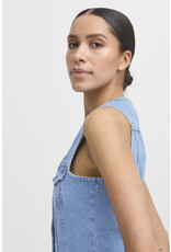 b.young b.young - Kallie Waistcoat (Light Blue Denim)