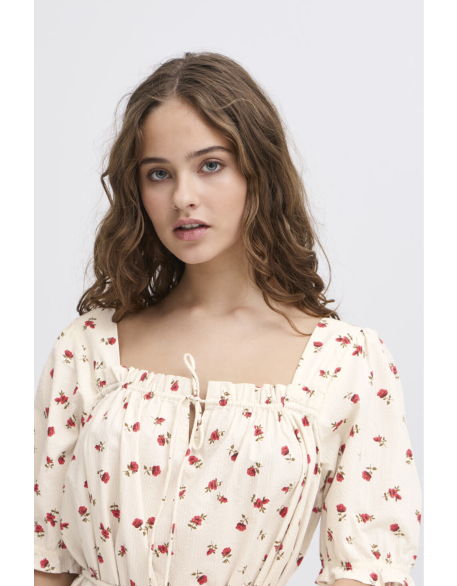 ICHI ICHI - Rosey Dress (Geranium Flower)