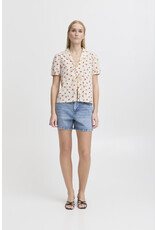 ICHI ICHI - Rosey Shirt (Geranium Flower)