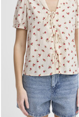ICHI ICHI - Rosey Shirt (Geranium Flower)