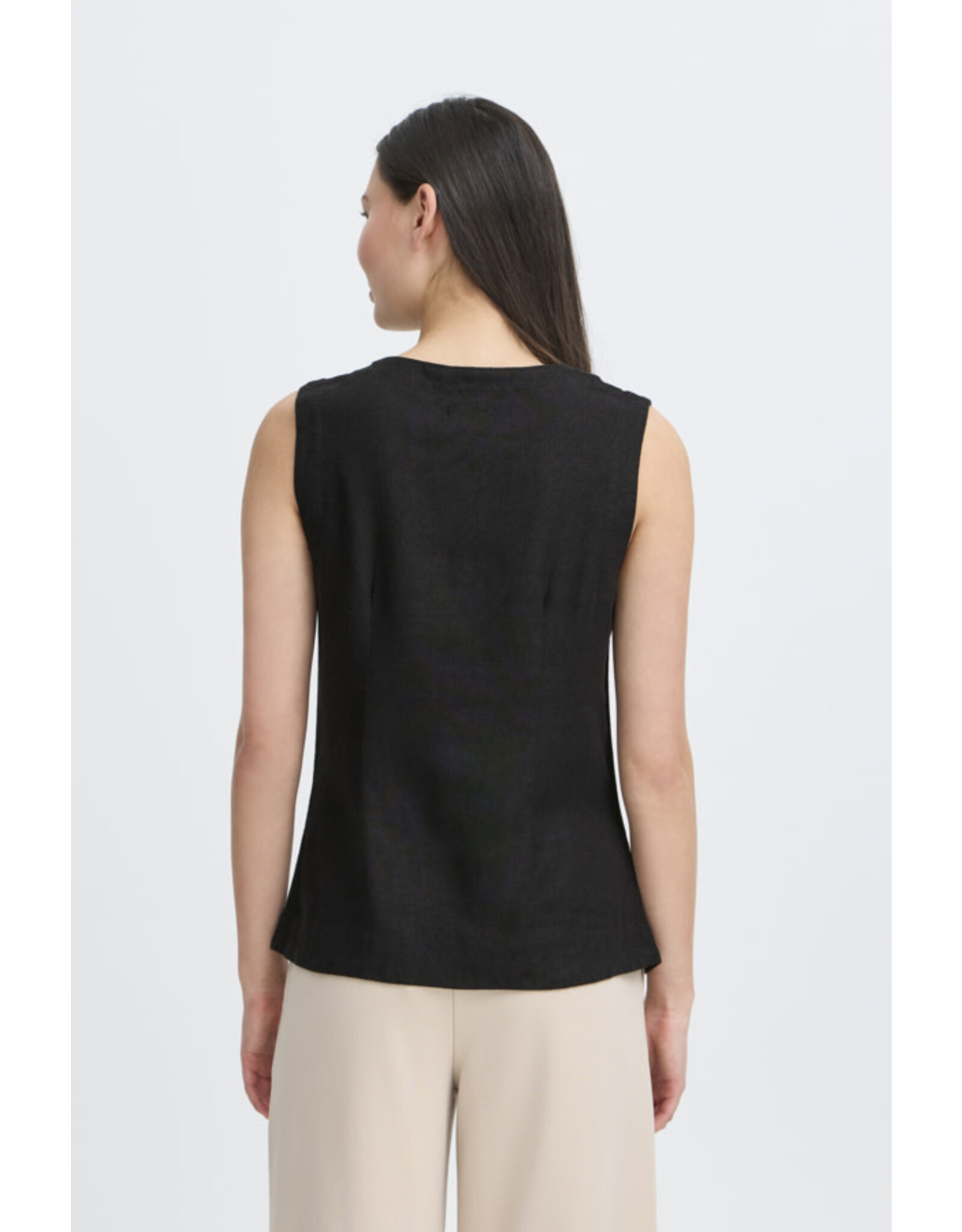 ICHI ICHI - Linno Waistcoat (Black)