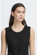 ICHI ICHI - Linno Waistcoat (Black)