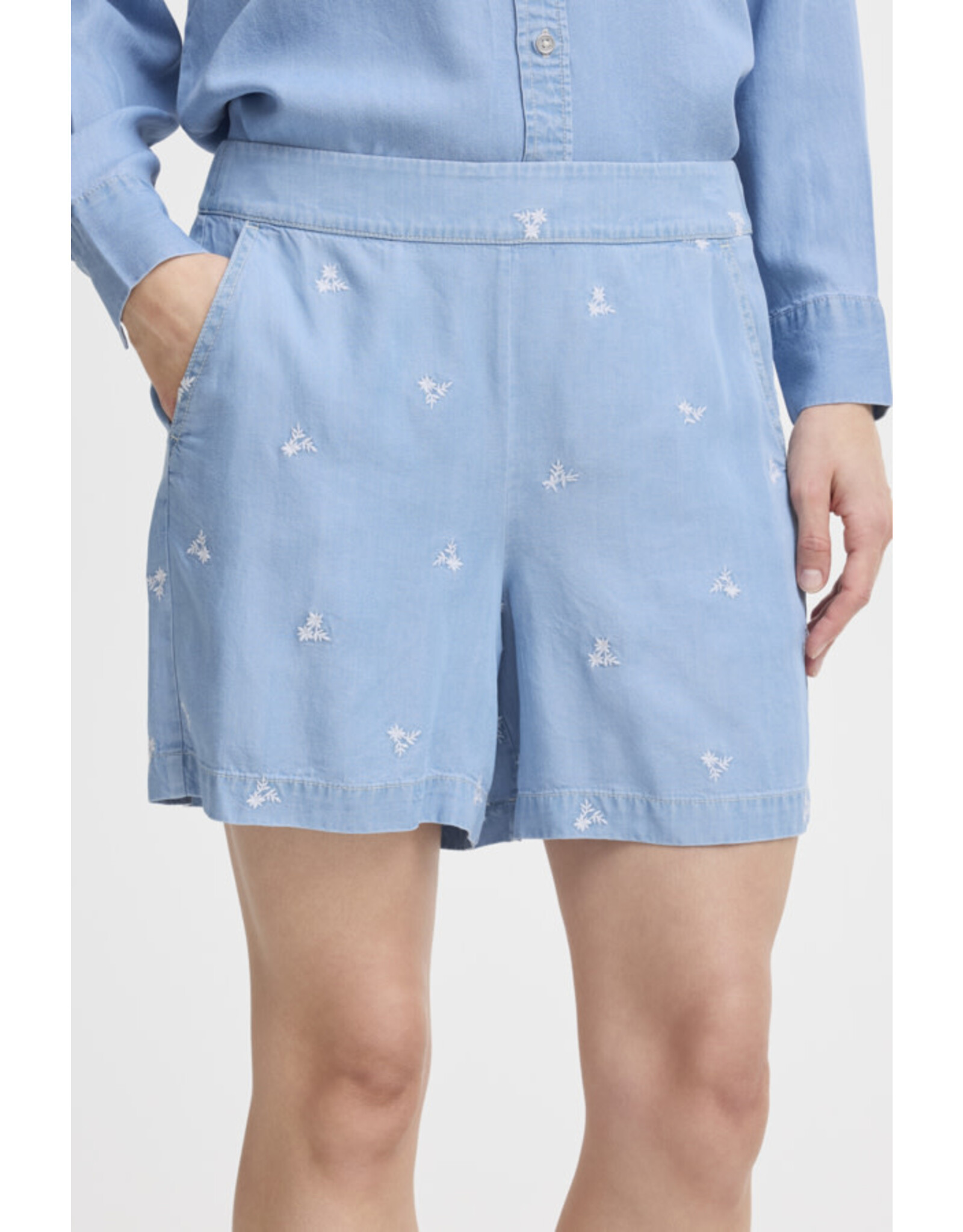 b.young b.young - Kosmo Shorts (Light Denim)