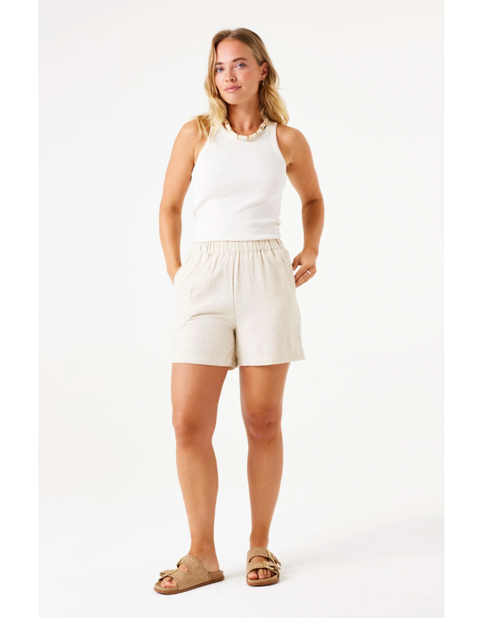 Garcia Garcia - Ribbed Tank (Ecru)
