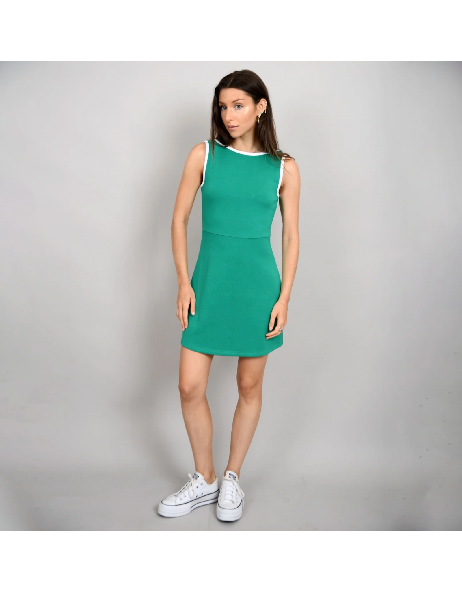 RD Style RD Style - Alera Soft Knit Sleeveless Dress (Creme de Menthe)
