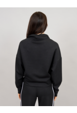 RD Style RD Style - Mailyn soft knit half zip pullover (Black / White)