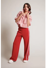 RD Style RD Style - Valencia Soft Knit Pants (Crimson / White)