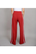 RD Style RD Style - Valencia Soft Knit Pants (Crimson / White)