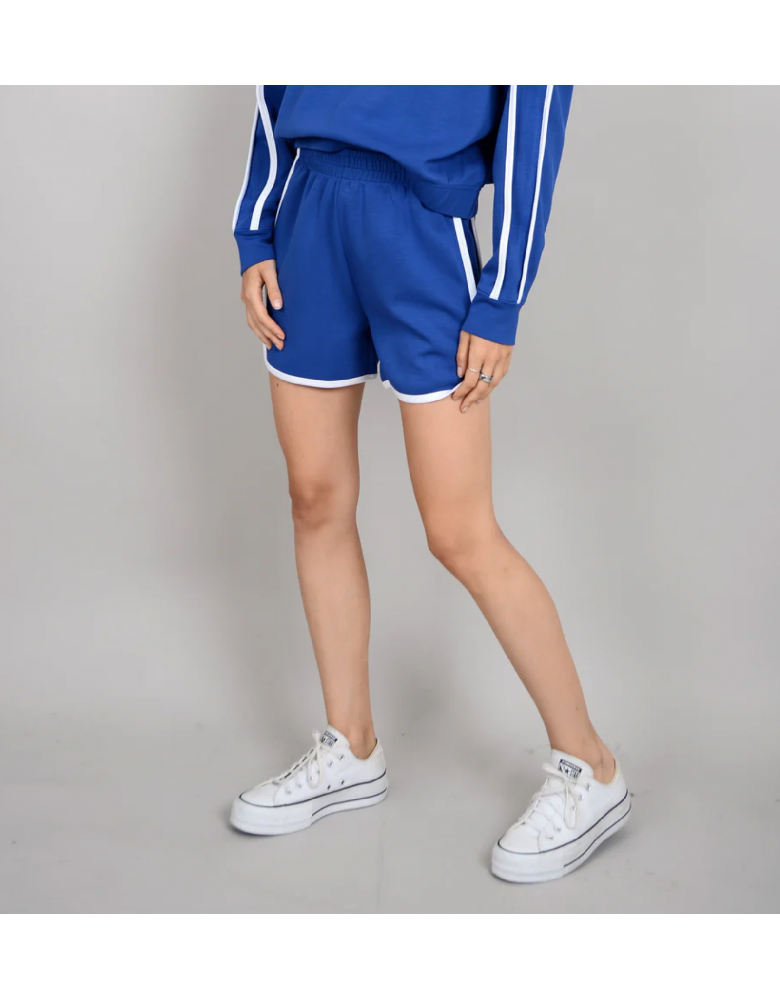 RD Style RD Style - Jordi Soft Knit Shorts (Bluebell / White)