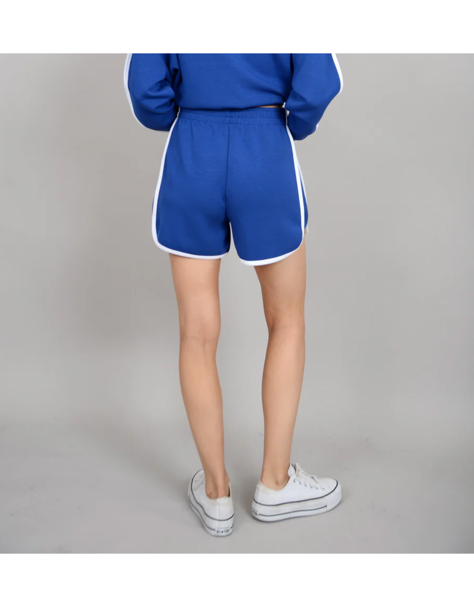 RD Style RD Style - Jordi Soft Knit Shorts (Bluebell / White)