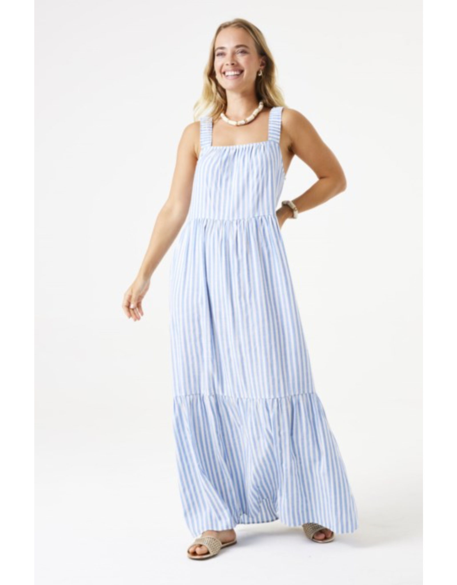 Garcia Garcia - Striped Sundress (Blue Wave)