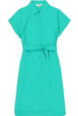 Garcia Garcia - Short Sleeve Shirt Dress (Vivid Green)