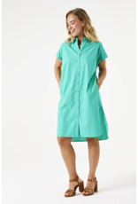 Garcia Garcia - Short Sleeve Shirt Dress (Vivid Green)