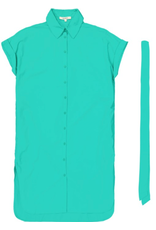 Garcia Garcia - Short Sleeve Shirt Dress (Vivid Green)