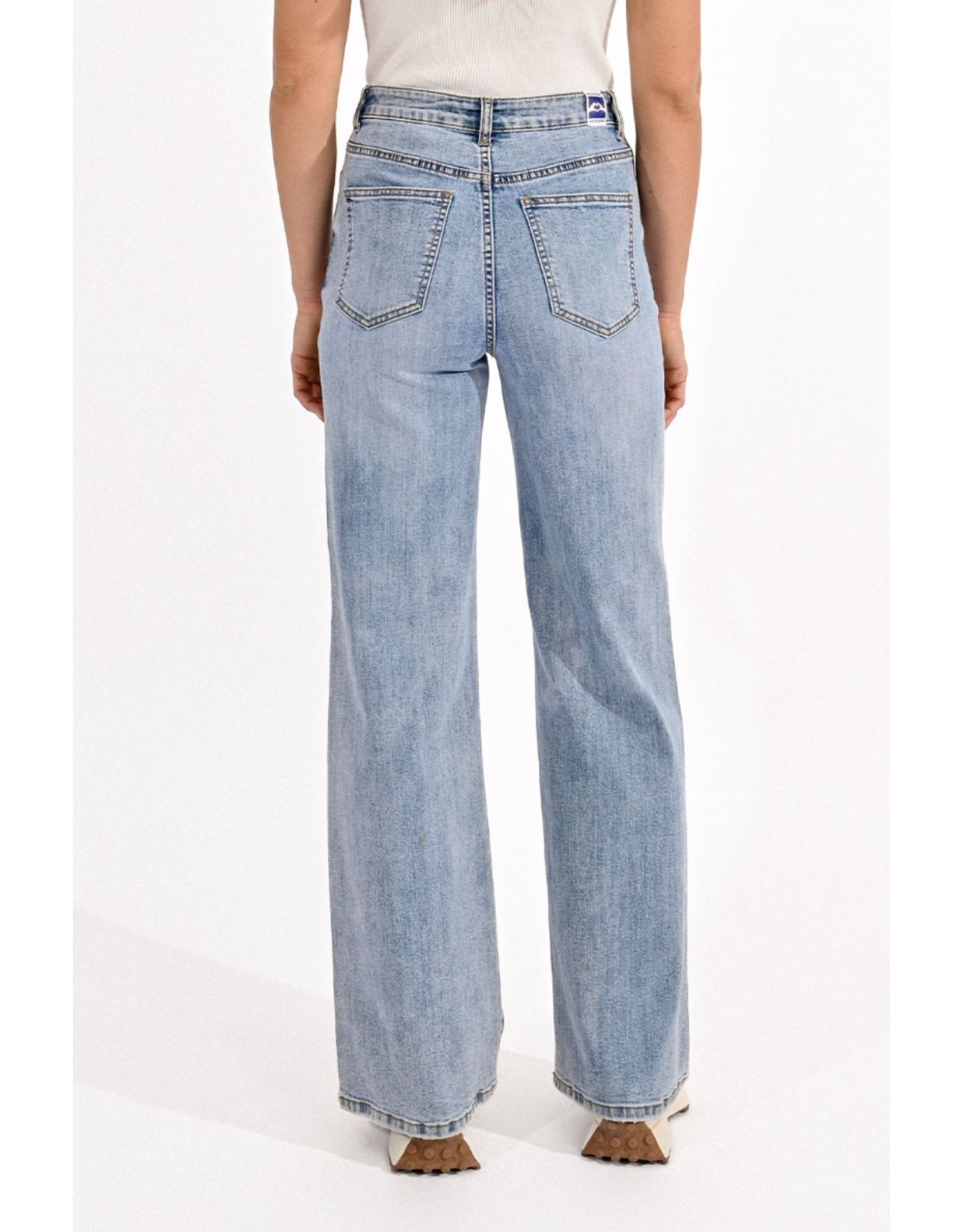 Molly Bracken Molly Bracken - High Waisted Wide leg jeans (Light Denim)