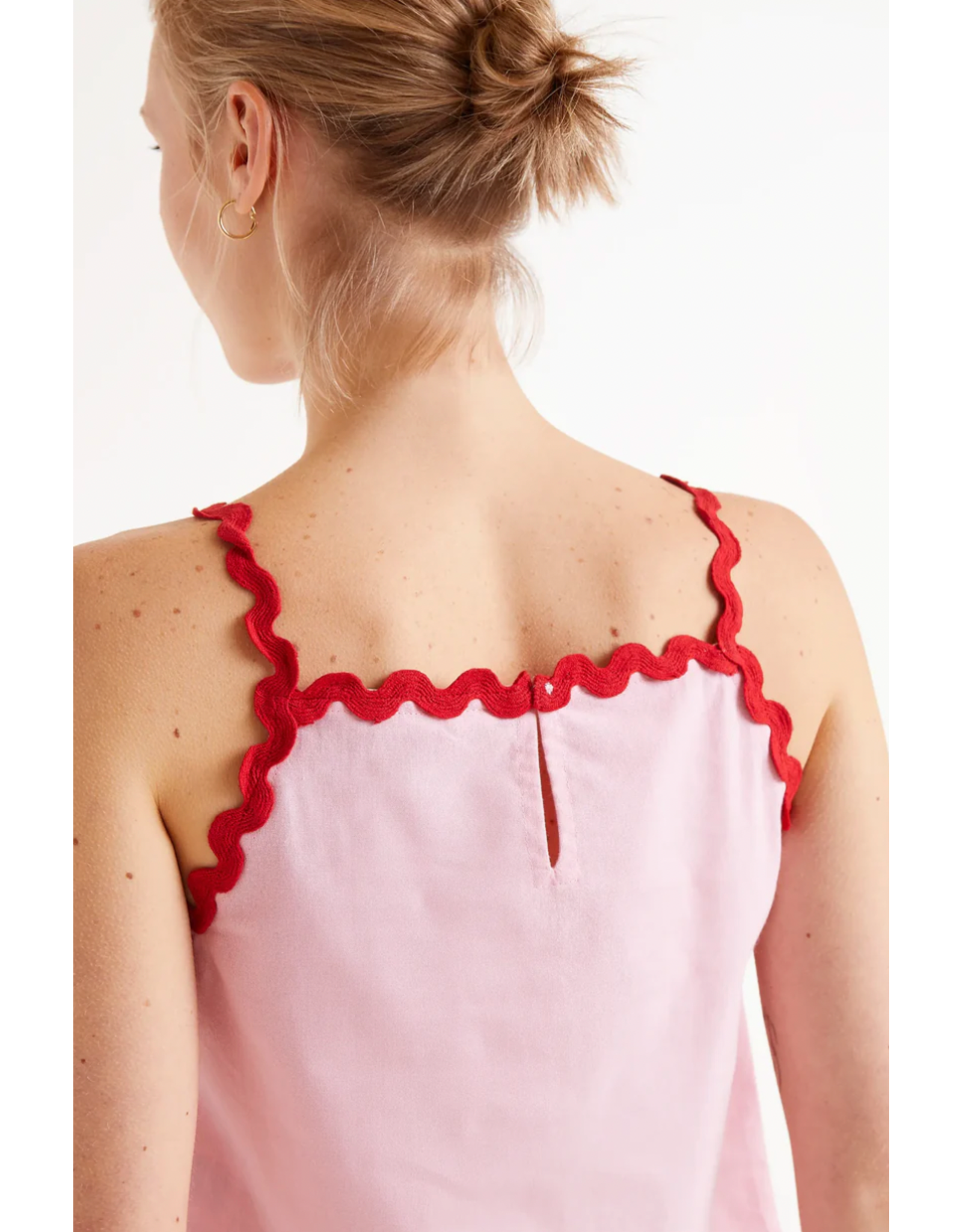 Compania Fantastica Compania Fantastica -  Strappy Top (Pink / Red)