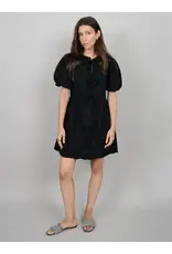 RD Style RD Style - Tally Puff Sleeve Front Tie Dress (Black)