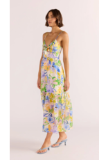 Mink Pink Mink Pink - Fable Tie Midi Dress (Painterly Floral)