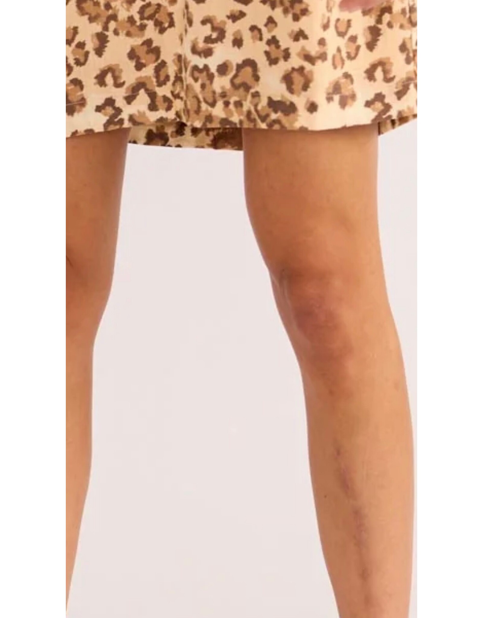 Mink Pink Mink Pink - Arden Shift Mini Dress (Leopard)
