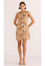 Mink Pink Mink Pink - Arden Shift Mini Dress (Leopard)