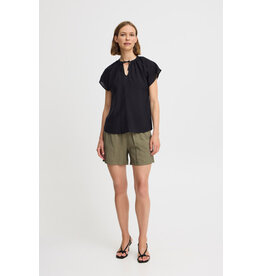 b.young b.young - Hailey V Neck Top (Black)