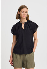 b.young b.young - Hailey V Neck Top (Black)