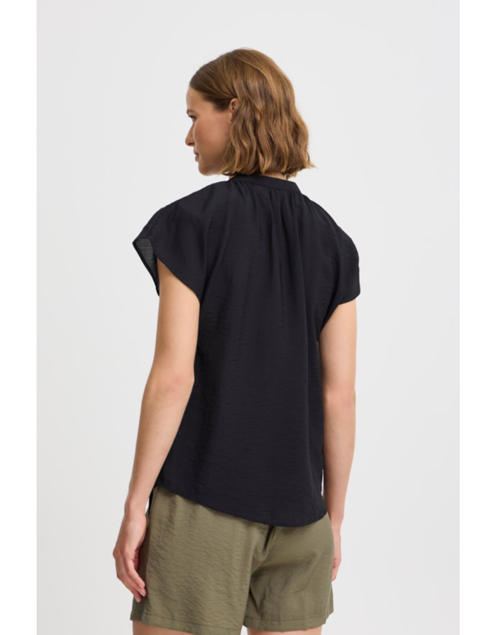b.young b.young - Hailey V Neck Top (Black)